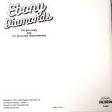 EBONY DIAMONDS "I'm So Lucky" RICHMOND VA MODERN SOUL DISCO FUNK REISSUE 7"
