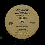 NIMBISS "Paradise" SHY-BACKE DISCO BOOGIE FUNK REISSUE 12"