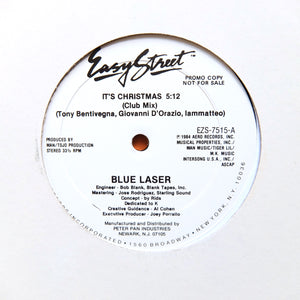 BLUE LAZER "It's Christmas Time" RARE PROMO SYNTH BOOGIE FUNK 12"