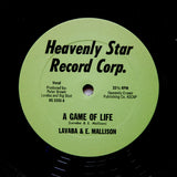 Lavaba & E. Mallison "A Game Of Life" RARE HEAVENLY STAR NYC DISCO FUNK RAP 12"