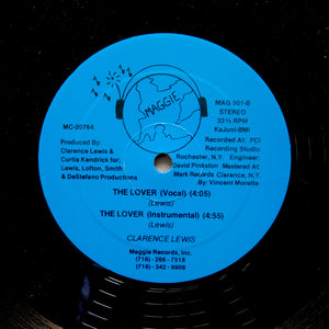 CLARENCE LEWIS "The Lover" PRIVATE PRESS SYNTH FUNK BOOGIE SOUL 12"