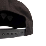 PPU "Outdoor Material" Ripstop Snapback Cap - Dusk Black