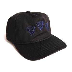 PPU "Outdoor Material" Ripstop Snapback Cap - Dusk Black