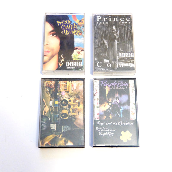 Collection of 4x PRINCE Tapes -- CLASSIC SOUL RNB 80s BOOGIE FUNK CASSETTE