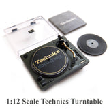 Miniature Replica Technics 1200 Direct Drive Turntable 1:12 Scale