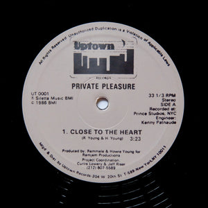 PRIVATE PLEASURE "Close To The Heart"  MODERN SOUL BOOGIE FUNK REISSUE 12"