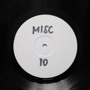 ??? "MISC 10" UNKNOWN MEGA RARE SOUTH AFRICA KWAITO WHITE LABEL TEST PRESS LP
