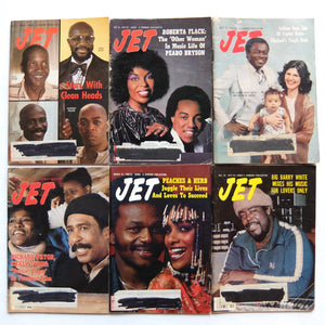 LOT OF 6 "JET MAGAZINE" 1976-1981 Richard Pryor, Barry White