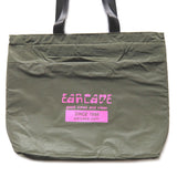 EARCAVE "Good Times & Vibes" Padded Record Tote Cooler Bag Green