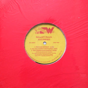 Edmond F. Daniels "Just Friends" PRIVATE 80s SYNTH SOUL BOOGIE FUNK 12"