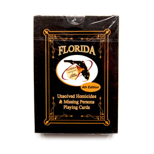 Florida "Unsolved Homicides & Missing Persons" Playing Cards TRUE CRIME