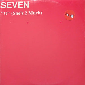 SEVEN "O (She's Much 2 Much)" MEGA RARE PRIVATE DC SYNTH BOOGIE FUNK 12"
