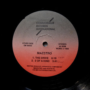 MAESTRO "The Drive " PRIVATE SYNTH BOOGIE ELECTRO FUNK 12"