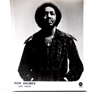 RICK HOLMES "Soul Zodiac" 1972 RARE JAZZ SPOKEN WORD 8x10 PROMO PHOTO