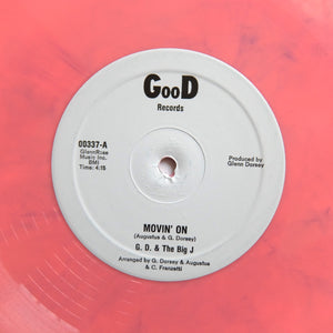 G.D. & The Big J "Movin On" GooD DISCO FUNK MODERN SOUL REISSUE 12" PINK
