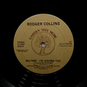 RODGER COLLINS "Welfare" PRIVATE ELECTRO BOOGIE RAP 12"