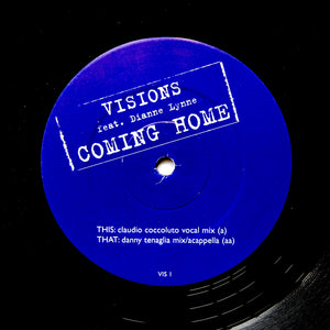 VISIONS (Danny Tenaglia) "Coming Home" 90s UK DEEP HOUSE 12"