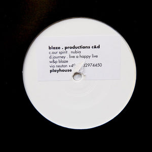 BLAZE PRODUCTIONS "Live A Happy Life" TEST PRESSING  DEEP HOUSE 12"