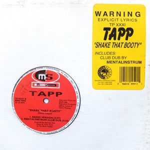 Tapp ‎"Shake That Booty" 1994 EXPLICIT HOUSE BREAKBEAT 12"