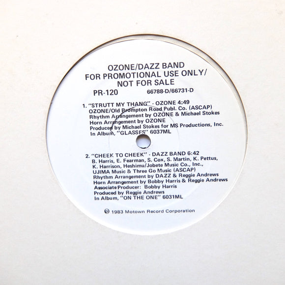 OZONE – Strutt My Thang - 1983 PROMO BOOGIE FUNK 12