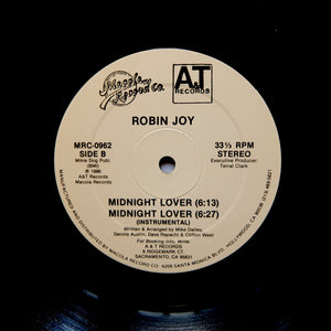 ROBIN JOY "Midnight Lover" PRIVATE PRESS SYNTH SOUL BOOGIE 12"