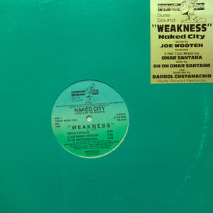 NAKED CITY "Weakness" PRIVATE MODERN SYNTH SOUL BOOGIE FUNK 12"