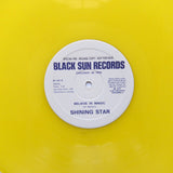 Hot City Simphony/Shining Star - BLACK SUN COSMIC ITALO DISCO REISSUE 12" Yellow