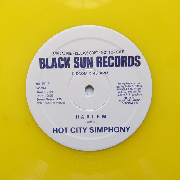 Hot City Simphony/Shining Star - BLACK SUN COSMIC ITALO DISCO REISSUE 12