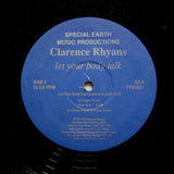 Clarence Rhyans "Let Your Body Talk" PRIVATE ELECTRO BOOGIE FUNK 12"