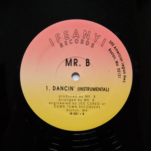 MR. B "Dancin" PRIVATE PRESS BOSTON SYNTH FUNK RANDOM RAP 12"