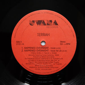 TERRAH "Happened Overnight" PRIVATE SYNTH BOOGIE FUNK 12"