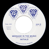 INITIALS "Message In The Music" PPU MODERN SOUL BOOGIE REISSUE 7"