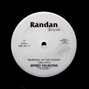 JEFFREY VALANTINE "Burning Up The House" PRIVATE SYNTH BOOGIE FUNK 12"