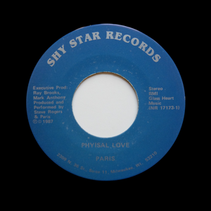 PARIS "Phyisal Love" PRIVATE PRESS SHY STAR SYNTH BOOGIE FUNK 7"