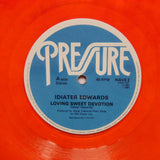 IDIATER EDWARDS "Loving Sweet Devotion" RARE UK SYNTH BOOGIE REISSUE 12" RED