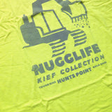 NUGGLIFE "Kief Collection" HUNTS POINT NYC 420 Rig Dab HI VIS T-SHIRT