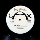 FLOWERS "For Real" PRIVATE MODERN SOUL DISCO REISSUE 12"