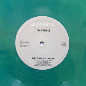 THE VERDICT "That's When I Come In" SLOW JAM SYNTH BOOGIE FUNK REISSUE 12" COLOR