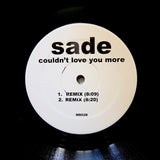 SADE "Couldn't Love You More" PROMO 90s SOUL DEEP HOUSE REMIX 12"