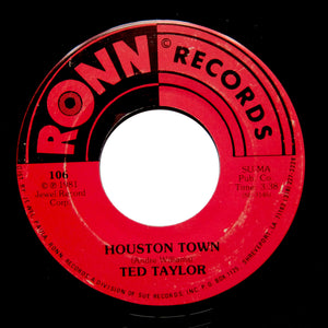 Ted Taylor "Houston Town" 1980 DEEP SOUL FUNK 7"