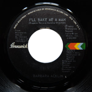 Barbara Acklin "I'll Bake Me A Man" 1970s SOUL FUNK 7"