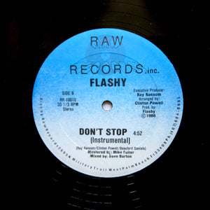 FLASHY "Don't Stop" CLASSIC SYNTH FUNK BOOGIE 12"