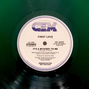 FIRST LOVE "It's A Mystery To Me" CLASSIC 1982 BOOGIE FUNK REISSUE 12" COLOR