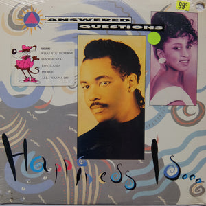 Answered Questions "Happiness Is" SEALED 80s VOCODER SYNTH FUNK BOOGIE LP