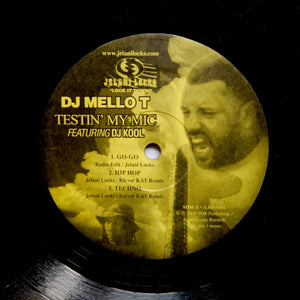 DJ MELLO T "Testin' My Mic" PRIVATE PRESS DC HOUSE TECHNO SYNTH FUNK 12"