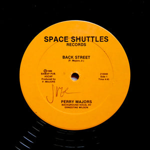 PERRY MAJORS JR "Back Street" OUTSIDER SPACE DISCO BOOGIE FUNK 12"