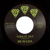 BRAVUDA "Turn It Out" + "1984" PPU-113 SYNTH FUNK BOOGIE 7"