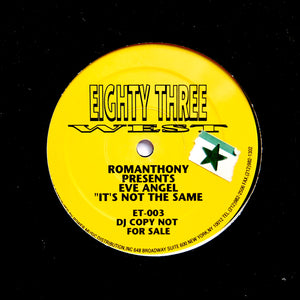 Romanthony Presents Eve Angel  "It's Not The Same" CLASSIC DEEP HOUSE 12"