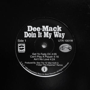 DEE-MACK "Doin It my Way" G-FUNK RANDOM RAP 12"