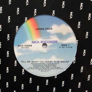 LOOSE ENDS "Tell Me" CLASSIC SYNTH SOUL BOOGIE FUNK 12"